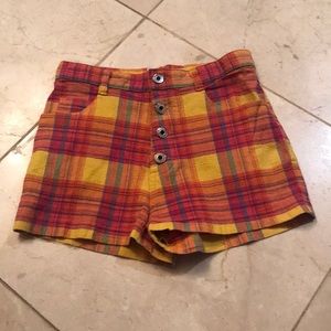 Plaid shorts
